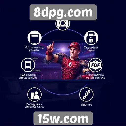 Destaques das funcionalidades do site 8dpg.com