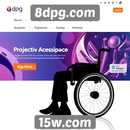 Acessibilidade no site 8dpg.com é destaque